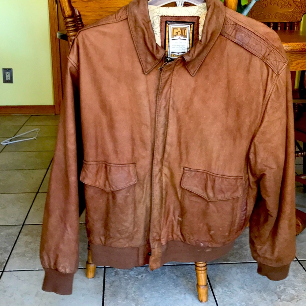 Mans leather jacket